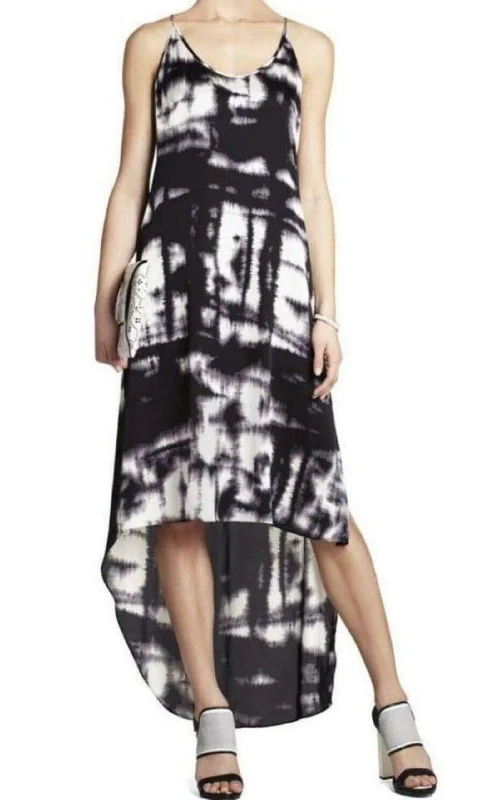 Easy Comfort Style Rory Black High-Low Hem Dress