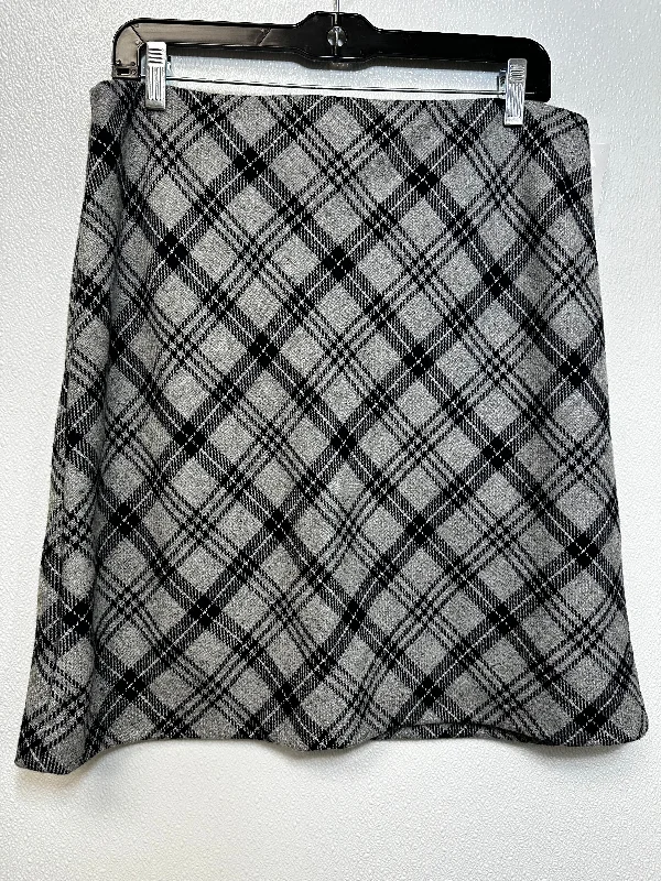 Weekend Comfort Wear Skirt Mini & Short By Talbots O In Plaid, Size: 8