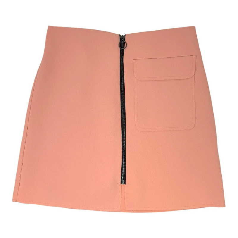 Versatile Outfits Skirt Mini & Short By Top Shop In Peach, Size: 4 tall