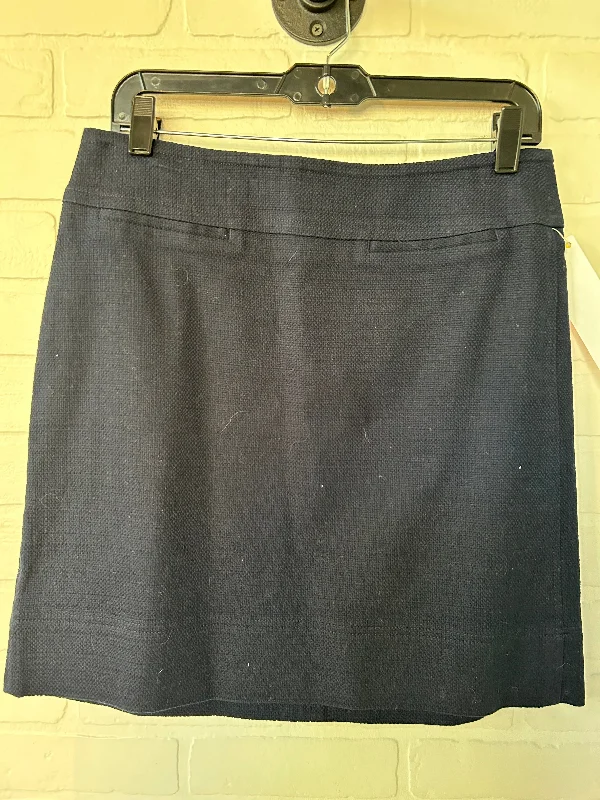 Comfy Chic Wear Skirt Mini & Short By Talbots In Blue, Size: 6