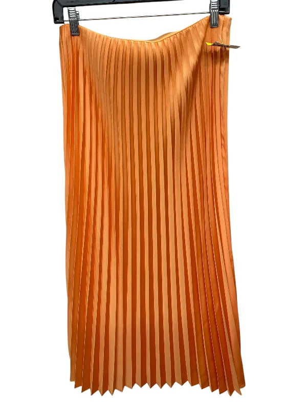 Cozy Fashions Skirt Midi By J. Crew In Orange, Size: S