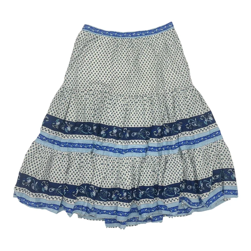 Relaxed Fits Skirt Maxi By J. Crew In Blue, Size:M
