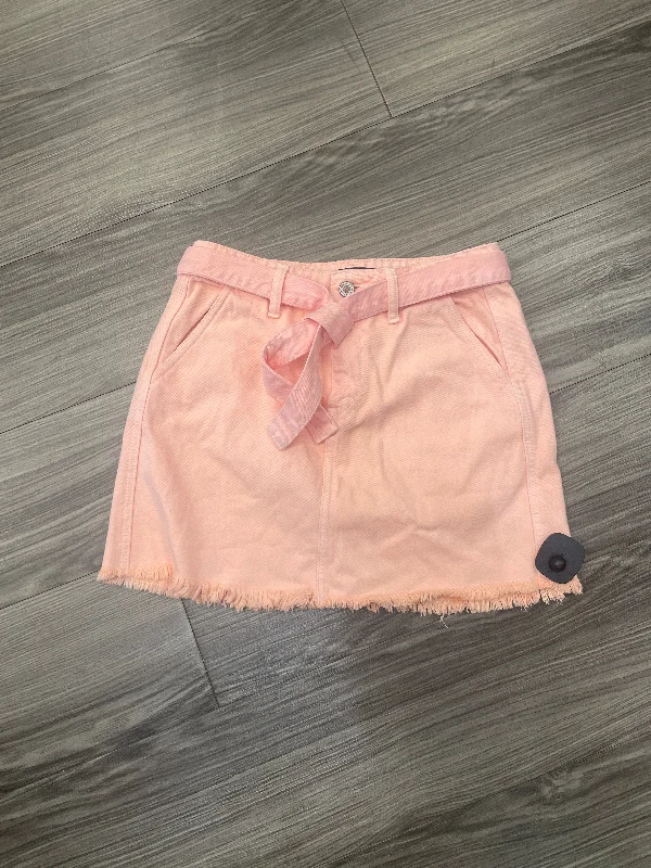 Relaxed Fits Skirt Mini & Short By Kancan In Pink, Size: S