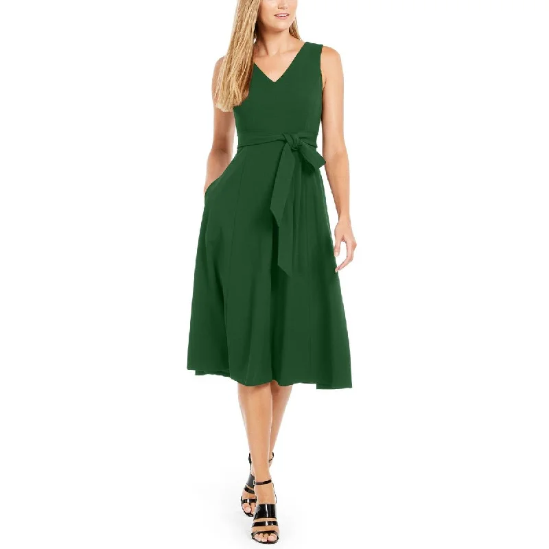Relaxed Weekend Wear Calvin Klein Womens Sleeveless Calf Midi Dress