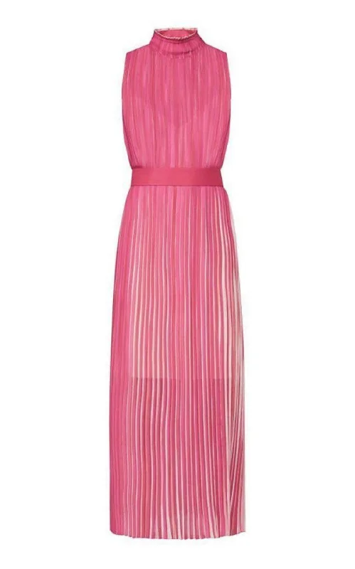 Easy Chic Wear Pleated Midi Dress