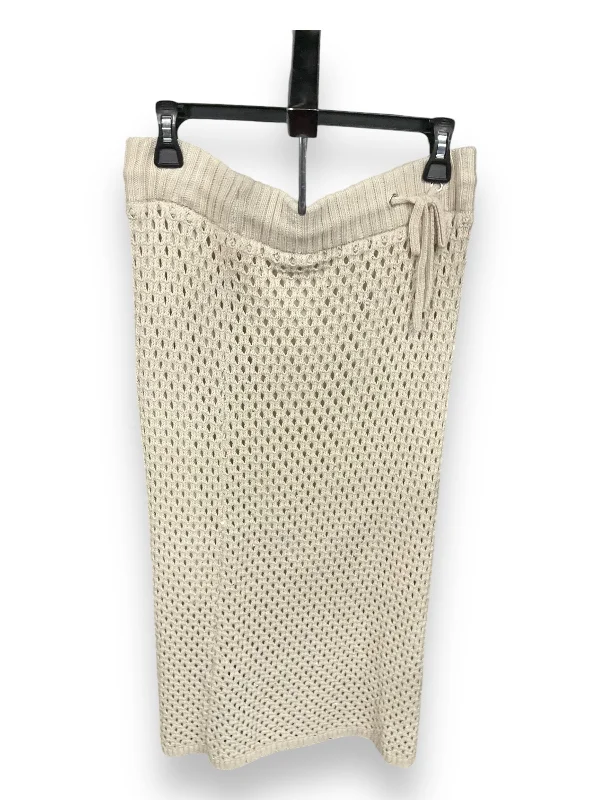 All-Day Outfits Skirt Maxi By Simply Vera In Cream, Size: M