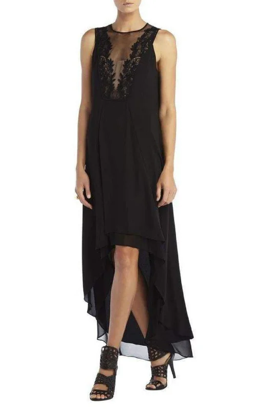 Versatile Style Cassidy Sleeveless Embroidered Lace Yoke Dress