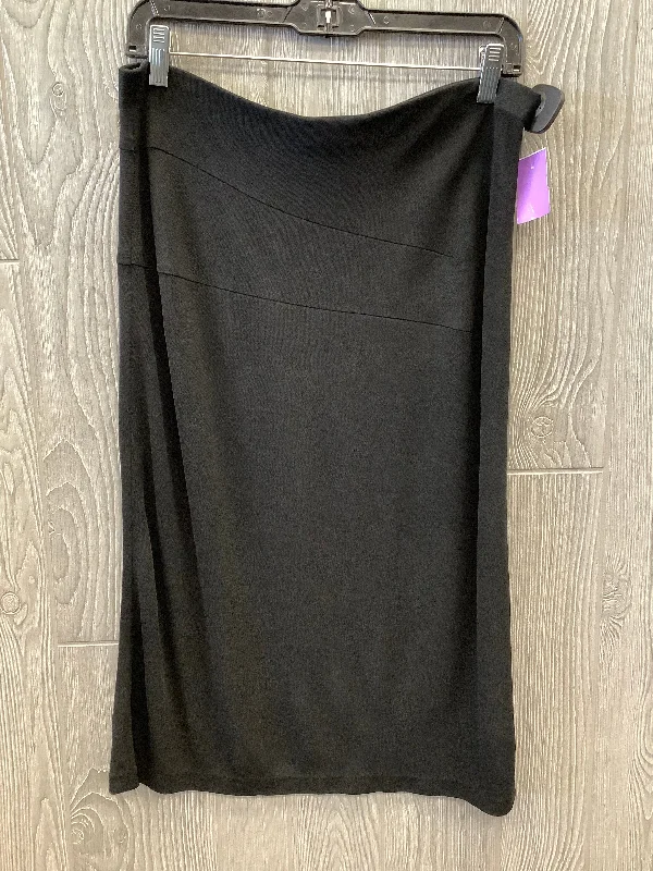 Comfy Layers Skirt Midi By Dkny In Black, Size: 12