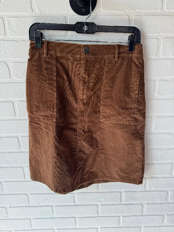 Relaxed Tops Skirt Mini & Short By J. Jill In Brown, Size: 6