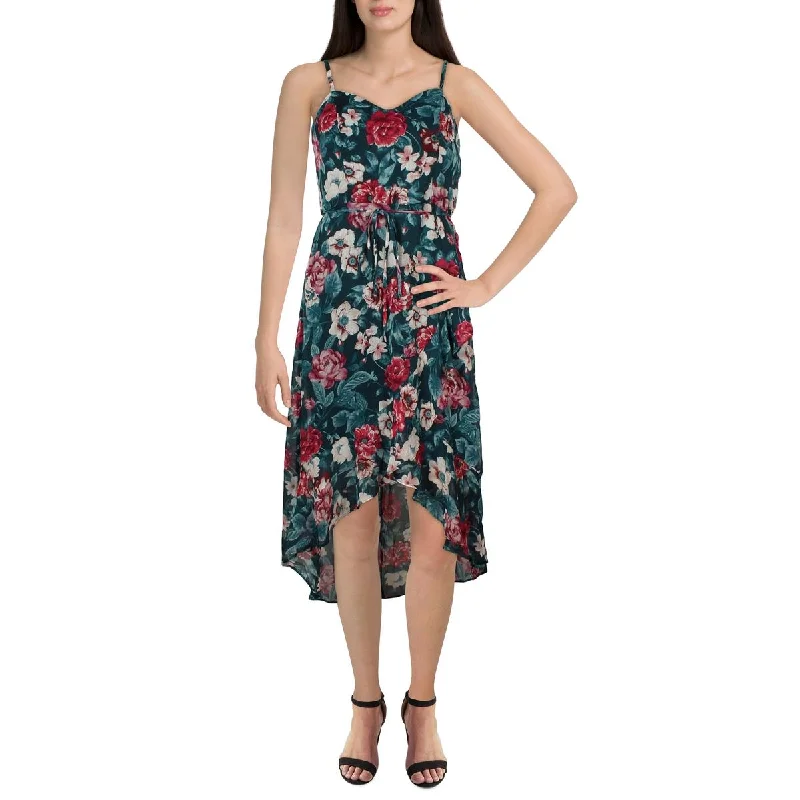 Cozy Fashion Trends BCX Womens Floral Print Midi Maxi Dress