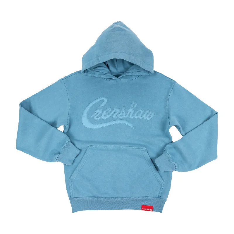 Light Fit Crenshaw Hoodie (Stealth Collection) - Ocean Blue/Ocean Blue