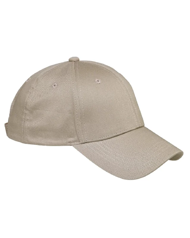 Cozy Fitting Big Accessories 6-Panel Structured Twill Cap | Khaki