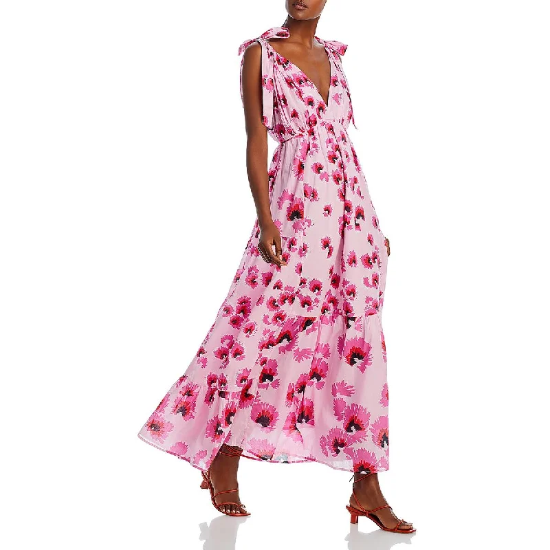 Easy Wear Chic Banjanan Womens Cosmos Cotton Long Maxi Dress