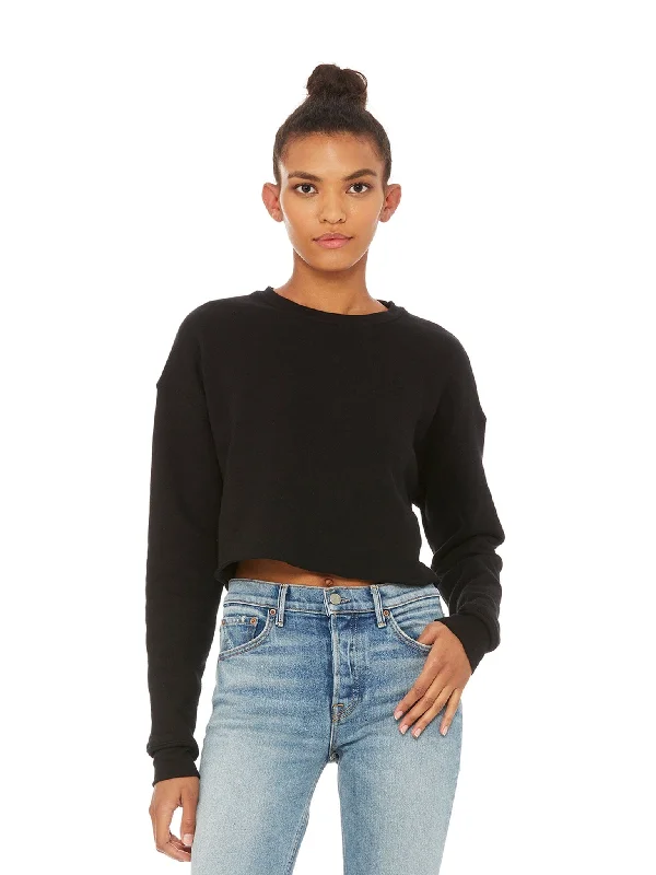 Light Layers Bella+Canvas Ladies Cropped Fleece Crew