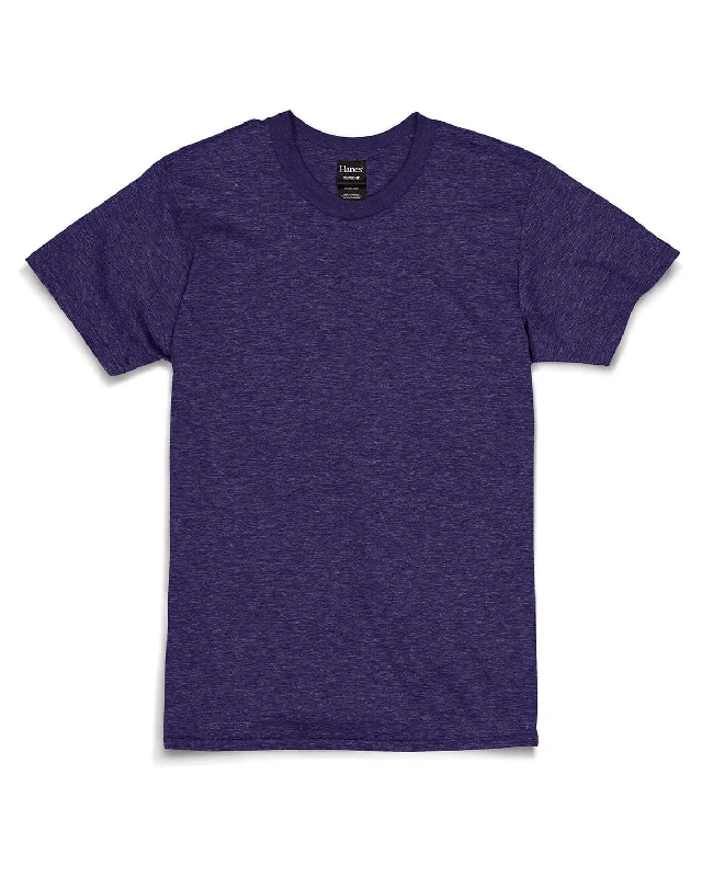 Elegant Dressing Hanes Combed Cotton T-Shirt | Grape Smash Hthr