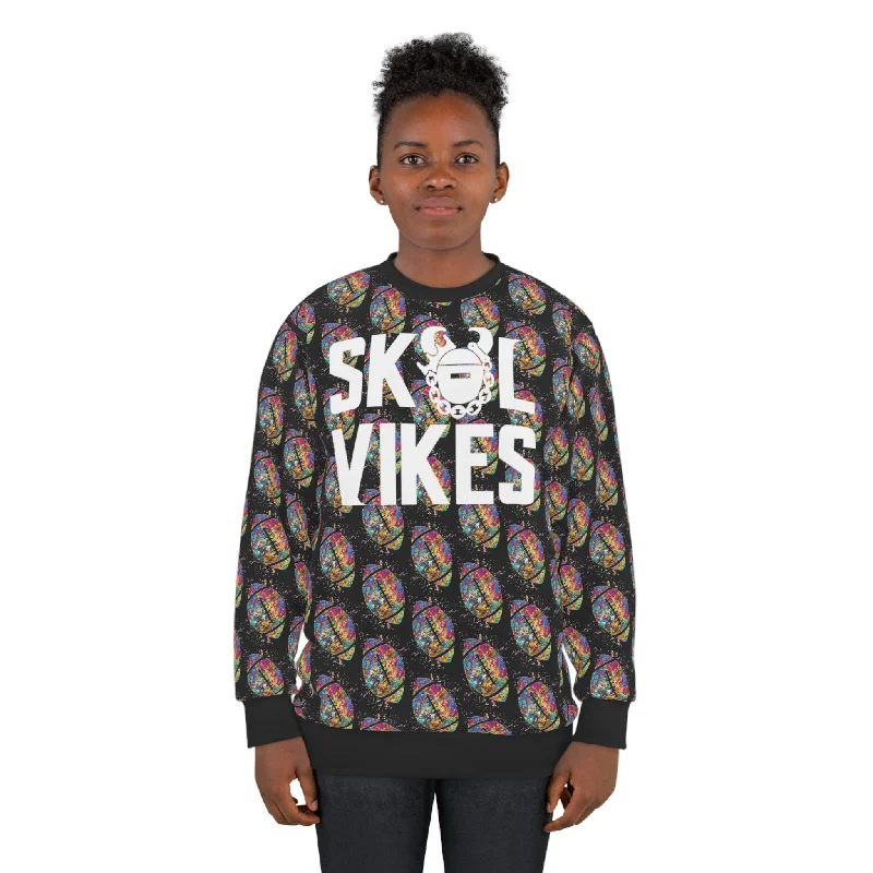 All-Day Style Unisex Crewneck - Color Blast Football - Vikes