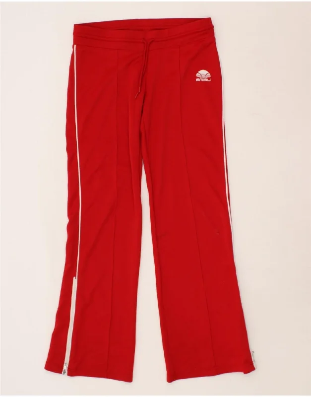 Easy-to-Wear AMISU Womens Tracksuit Trousers EU 38 Medium Red Polyester