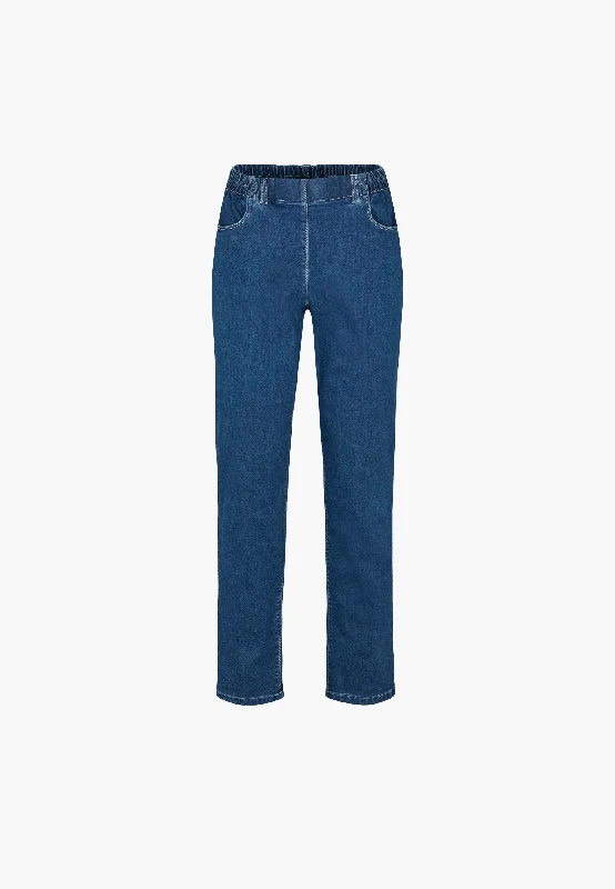 Comfortable Sweaters Violet Relaxed - Medium Length - Blue Denim