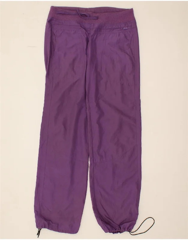 Weekend Comfort CHAMPION Womens Tracksuit Trousers UK 14 Large Purple Polyester