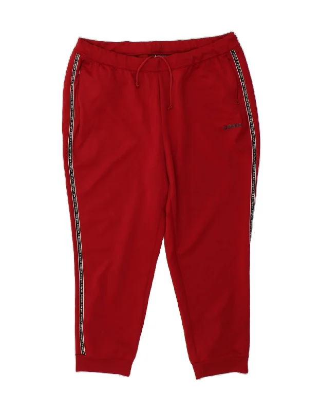 Soft Comfort Wear ADIDAS Womens Climalite Tracksuit Trousers Joggers UK 24/26 2XL Red Soft Comfort Wear ADIDAS Womens Climalite Tracksuit Trousers Joggers UK 24/26 2XL Red