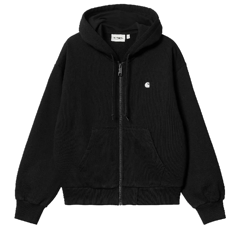 Stylish Jackets Carhartt WIP Womens Hooded Casey Jacket Black / Silver