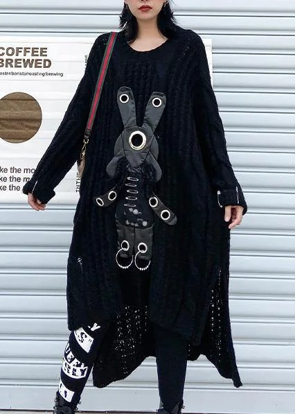Timeless Style For Work black Sweater dress outfit Moda hollow out daily low high design sweater dress Timeless Style For Work black Sweater dress outfit Moda hollow out daily low high design sweater dress