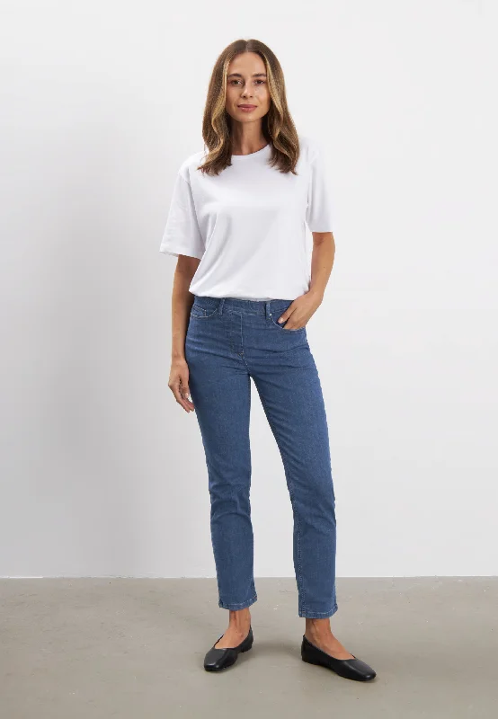 Soft Fabric Looks Hannah Regular - Extra Short Length - Blue Denim
