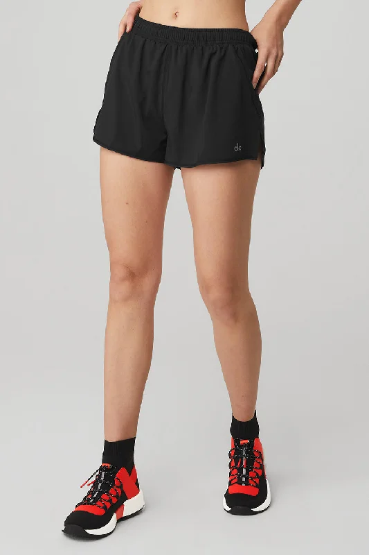 Casual Comfort Stride Short - Black
