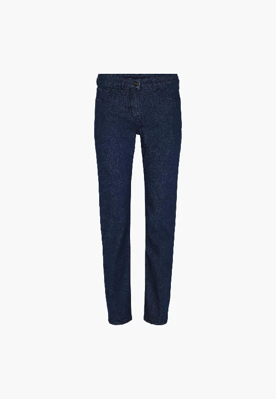 Weekend Comfort Charlotte Regular - Medium Length - Ecolabel - Dark Blue Denim