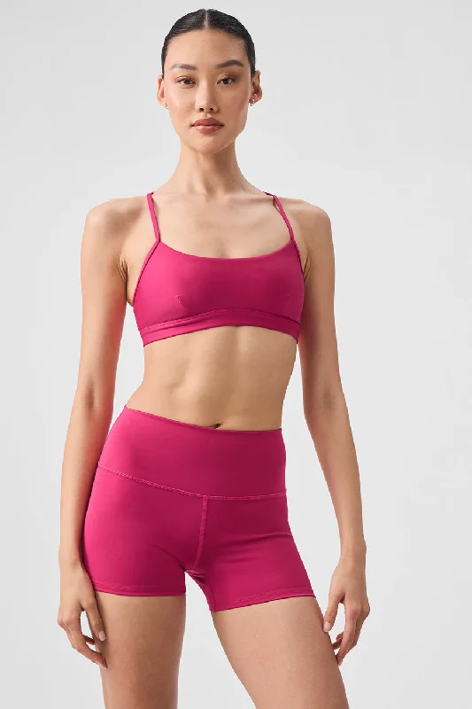 Easy Comfort Style 3" High-Waist Airlift Short - Pink Summer Crush