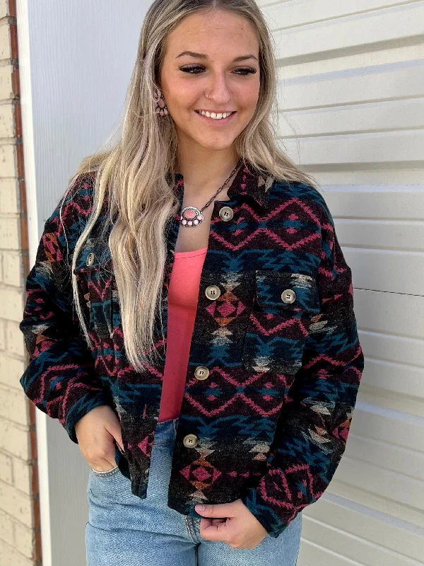 Warm Wear Log Cabin Shacket*