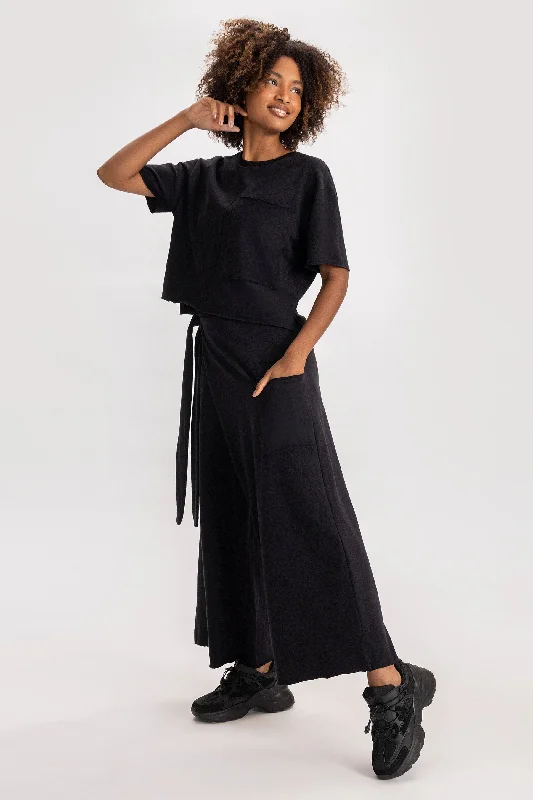 Simple Chic Soft Side Pantacourt Pants