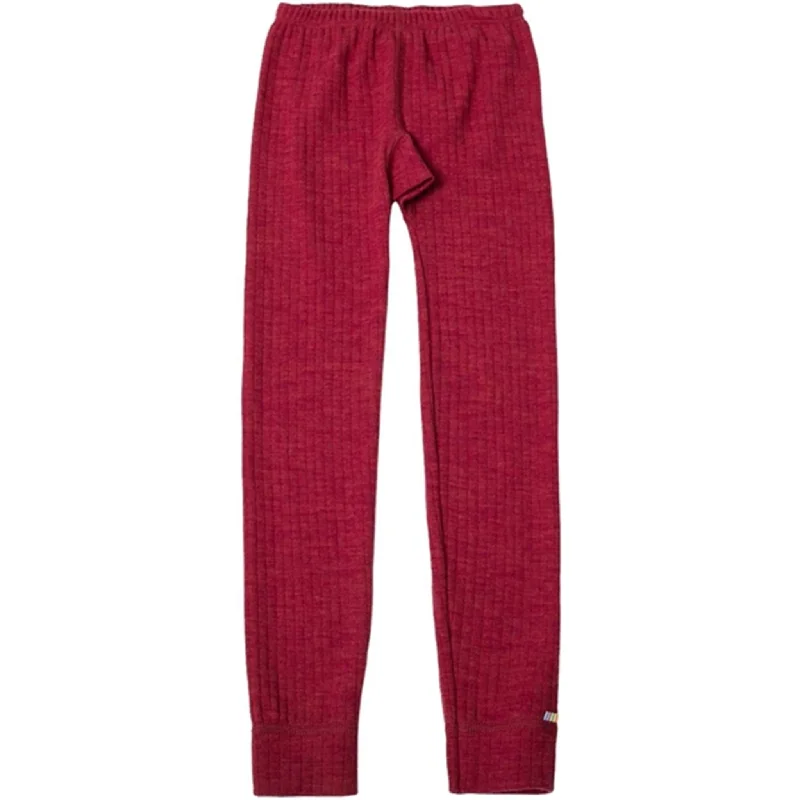 Cozy Knits Joha Wool Fuchsia Melange Leggings