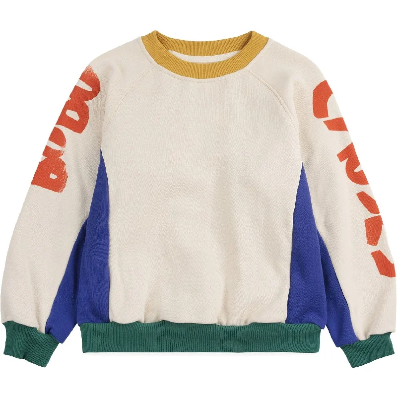 Relaxed Weekend Wear Bobo Choses Multicolor Color Block Sweatshirt