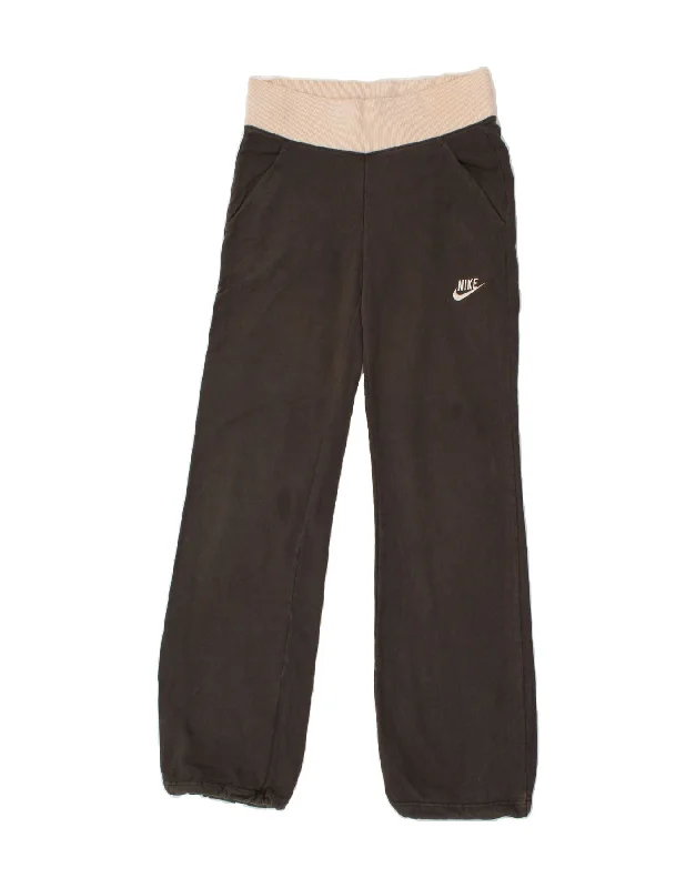 Cozy Chic Wear NIKE Womens Tracksuit Trousers UK 10/12 Medium Brown