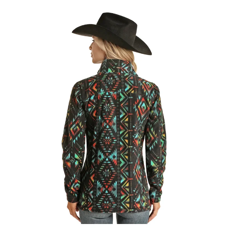 Trendy Looks Powder River Women's Aztec Fleece Jacket