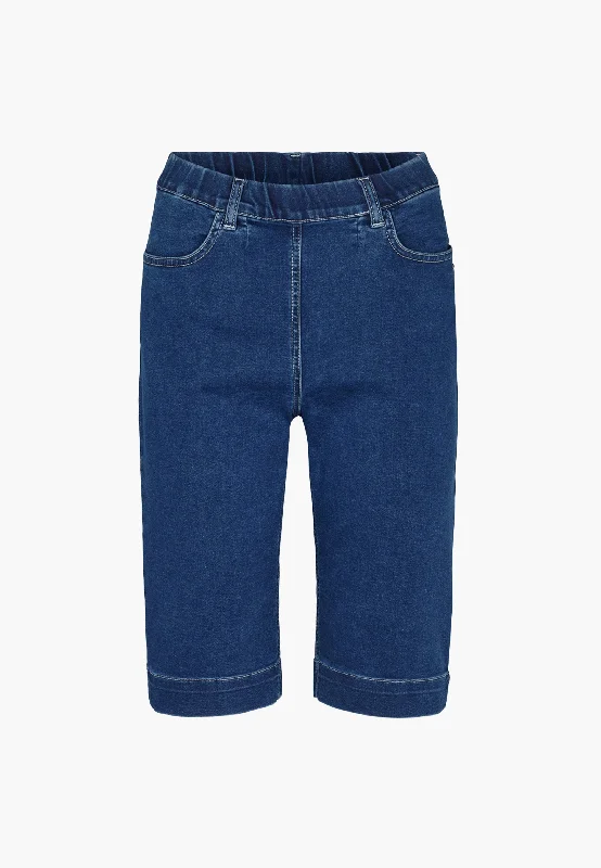 Easy Chic Wear Kelly Regular Shorts - Blue Denim
