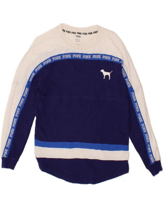 Cozy Essentials Wear VICTORIA'S SECRET Womens Pink Graphic Top Long Sleeve UK 6 XS Blue Cozy Essentials Wear VICTORIA'S SECRET Womens Pink Graphic Top Long Sleeve UK 6 XS Blue