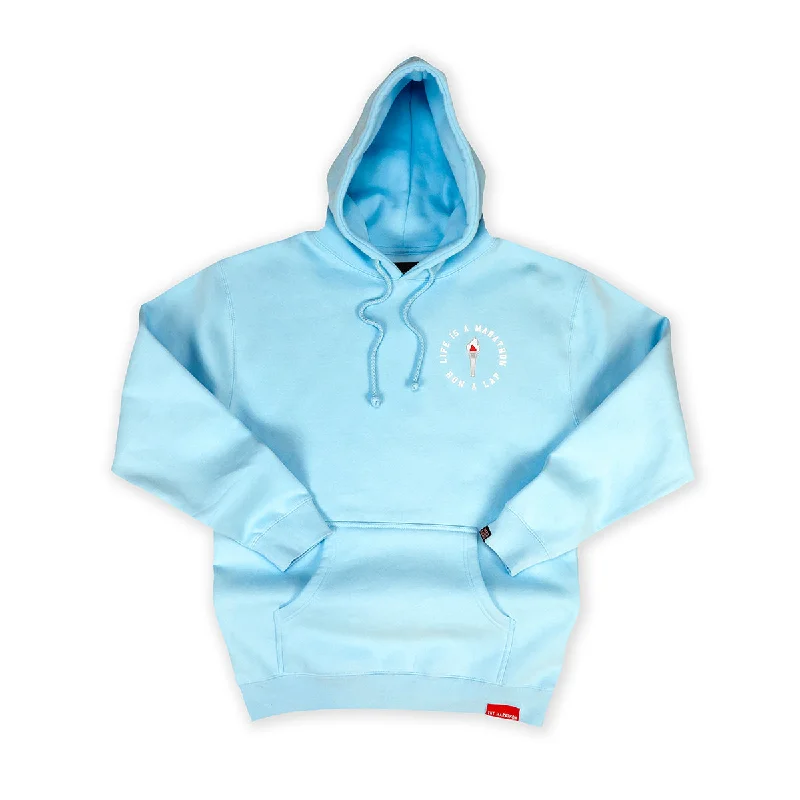 Versatile Casuals Victory Torch Hoodie - Ocean Blue