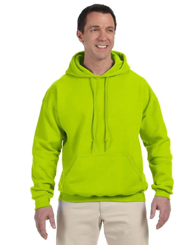 Elegant Fit Gildan DryBlend 50/50 Hoodie | Safety Green