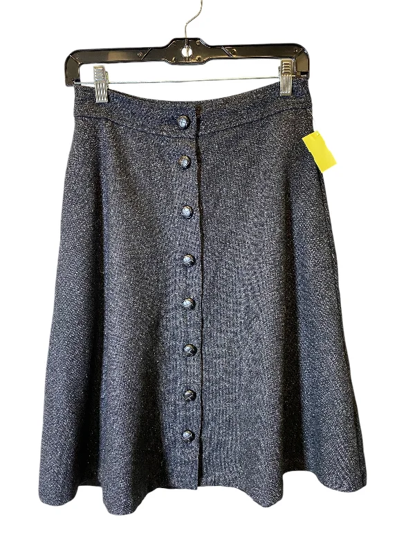 Cozy Fashion Skirt Midi By Talbots In Grey, Size: 2