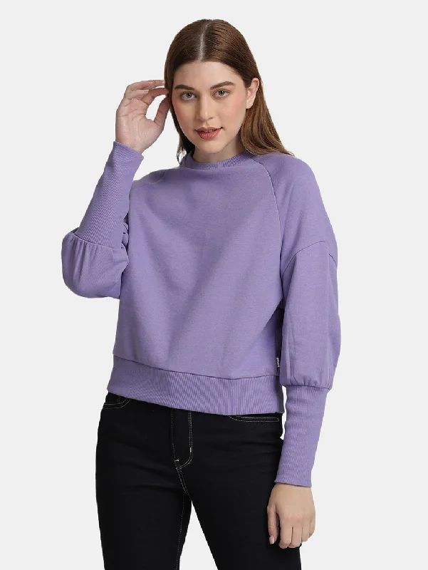 Comfortable Sweaters Women's Solid Round Neck Sweatshirt
