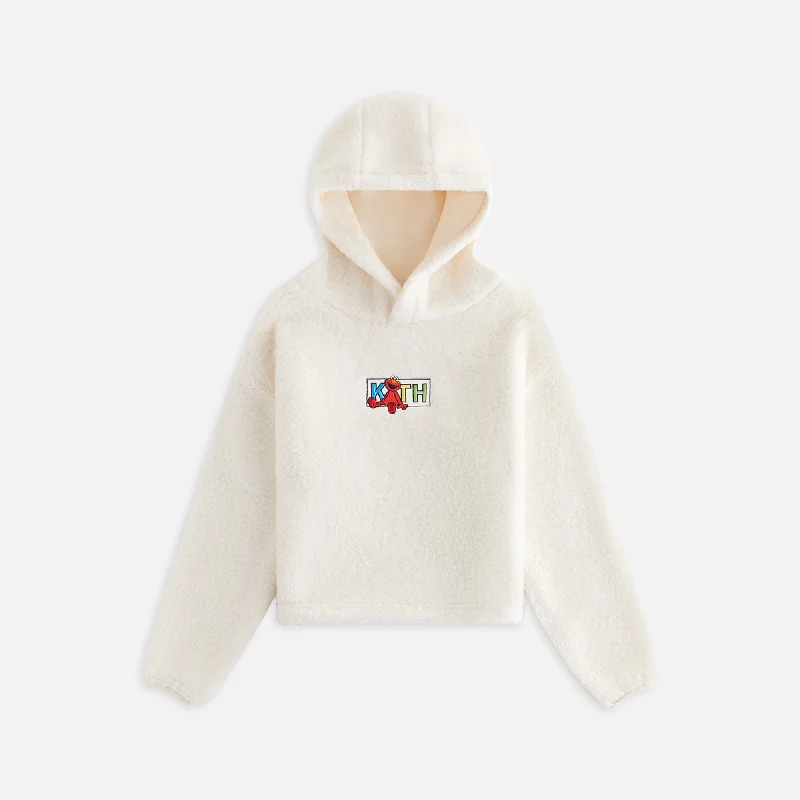 Cozy Fitting Kith Kids for Sesame Street Sherpa Hoodie - Sandrift
