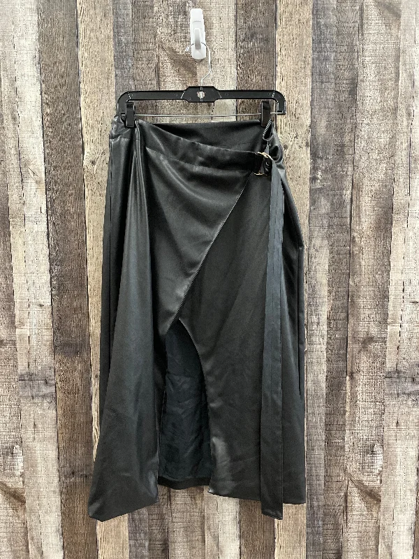 Layered Style Skirt Midi By Amur In Black, Size: L