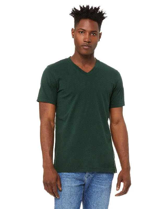 Stylish Fit Bella+Canvas Unisex V-Neck T-Shirt | Forest