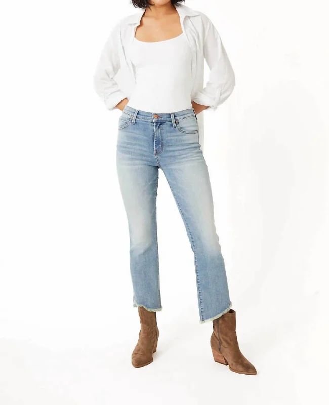 Trendy Comfort Wear Adrian Kick Flare Jean In Vintage Blue
