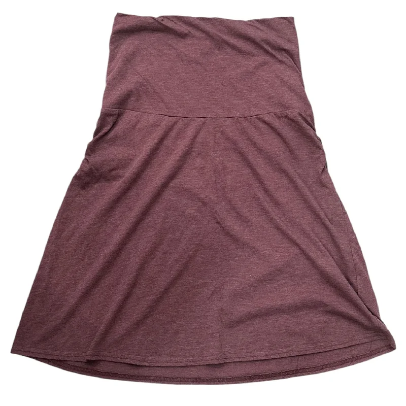 Cozy Outerwear Skirt Designer By Prana In Mauve, Size: M