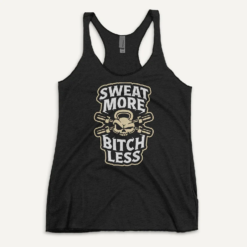 Weekend Comfort Wear Sweat More Bitch Less Women’s Tank Top