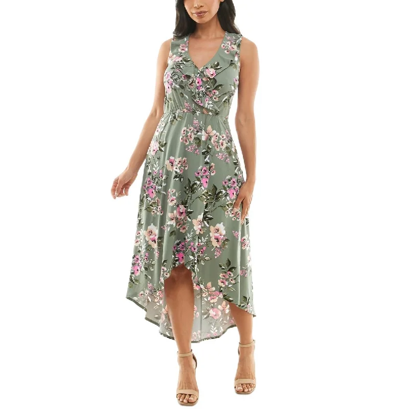 Stylish Casuals BCX Womens Floral Maxi Maxi Dress