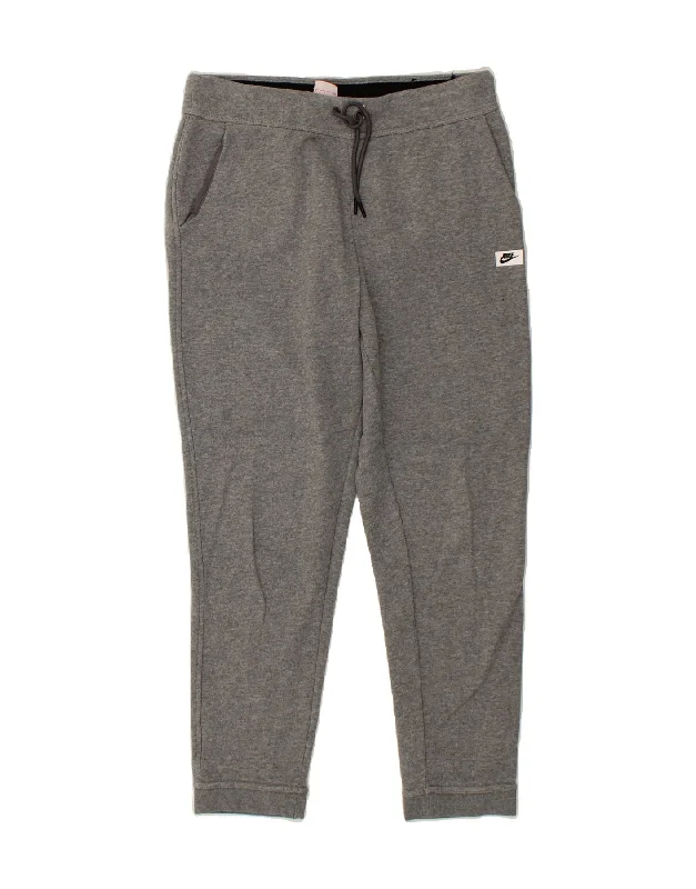 Comfortable Sweaters NIKE Womens Tracksuit Trousers Joggers UK 10 Small Grey Cotton